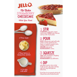 JELL-O Strawberry Cheesecake No Bake Dessert Kit, 19.6 oz