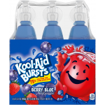 Kool-Aid Bursts Berry Blue Soft Drink, 6.75 fl oz, 6 ct