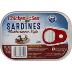 Chicken of the Sea Mediterranean Style Sardines, 3.75 oz