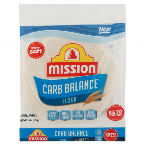 Mission Flour Super Soft Tortilla Wraps, 6 Tortilla Wraps
