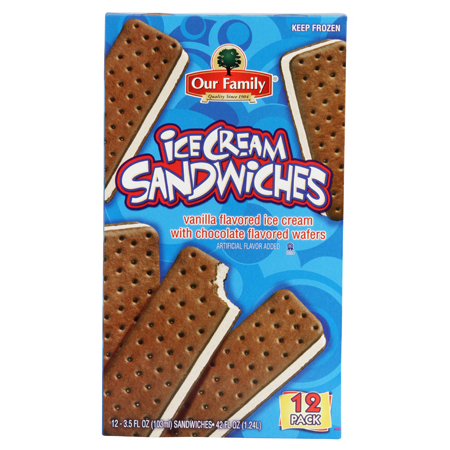 Our Family Ice Cream Sandwiches, 12 ct