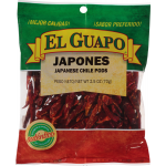 El Guapo Japanese Chile Pods, Japones, 2.5 oz