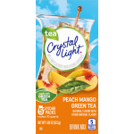 Crystal Light Peach Mango Green Tea Drink Mix, 5 ct, 1.85 oz