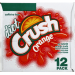 Crush Orange Diet Soda, 12 fl oz, 12 ct