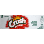 Crush Orange Diet Soda, 12 fl oz, 12 ct