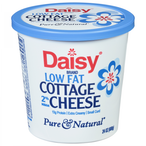 Daisy Low Fat Small Curd 2% Milkfat Cottage Cheese, 24 oz