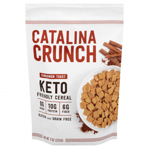 Catalina Crunch Keto Friendly Cinnamon Toast Cereal, 9 oz
