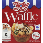 Joy Waffle Bowls, 10 waffle bowls