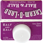 Cream-O-Land Half and Half, one quart