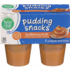 Food Club Pudding Snacks Butterscotch, 4 x 3.5 oz, 14 oz
