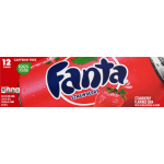 Fanta Strawberry Fridge Pack Soda, 12 fl oz, 12 ct
