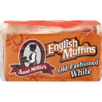 Aunt Millie's Old-Fashioned White English Muffins, 6 muffins