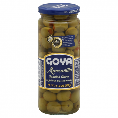 Goya Spanish Manzanilla Olives, 9.5 oz