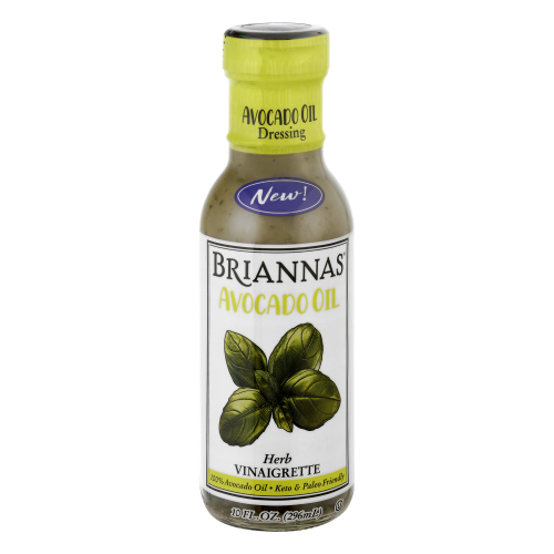Briannas Herb Vinaigrette Avocado Oil Dressing, 10 fl oz