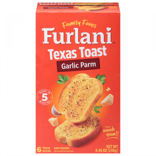 Furlani Parmesan Garlic Thick Slices Texas Toast, 6 slices