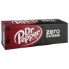 Dr Pepper Zero Sugar 12 Pack Soda, 12 fl oz, 12 ct