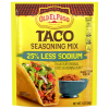 Old El Paso Taco 25% Less Sodium Seasoning Mix, 1 oz