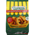 Nathan's Frozen Thick Sliced Battered Onion Rings, 16 oz