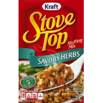Kraft Stove Top Savory Herbs Stuffing Mix, 6 oz