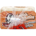 Aunt Millie's Old-Fashioned White English Muffins, 6 muffins