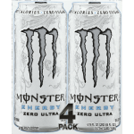 Monster Zero Ultra Energy Drink, 16 fl oz, 4 ct