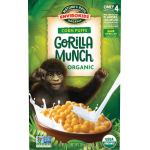 Nature's Path Organic Corn Puffs Gorilla Munch Cereal, 10 oz