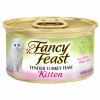 Purina Fancy Feast Pate Wet Kitten Food, Tender Turkey Feast, 3 oz