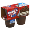 Snack Pack Milk Chocolate Chocolate Fudge/Milk Chocolate Pudding, 3.25 oz cups, 4 ct