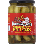 Famous Dave's Signature Spicy Fresh Pack Pickle Spears, 24 fl oz