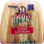 Aunt Millies Super Sub Deli Buns, 6 buns