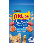 Friskies Seafood Sensations Salmon Tuna Shrimp & Seaweed Cat Food, 50.4 oz