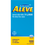 Aleve 220 mg Caplets Pain Reliever/Fever Reducer, 200 caplets