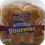 Ball Park Gourmet White Tailgaters Extra Large Buns, 8 buns