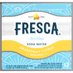 Fresca Flavored Sparkling Original Citrus Soda, 12 fl oz, 12 ct