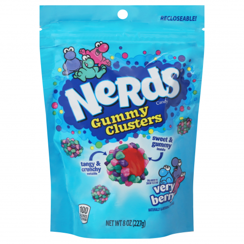 Nerds Gummy Clusters Very Berry Candy, 8 oz