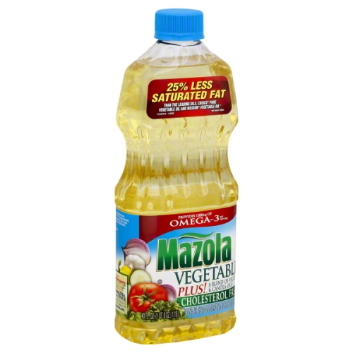Mazola Cholesterol Free Vegetable Plus, 40 fl oz