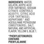 Jell-O Lemon-Lime Gelatin Snacks, 13.5 oz, 4 ct