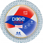 Dixie 8.5 Inch Plates, 64 plates