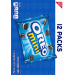 Oreo Mini 12 Pack Chocolate Sandwich Cookies, 1 oz, 12 ct