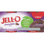 JELL-O Original Chocolate Flavor Pudding Snacks, 15.5 oz