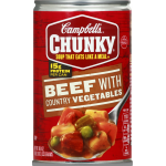 Campbell's Chunky Beef With Country Vegetables Soup, 18.8 oz