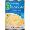 Food Club Bartlett Sliced In Extra Light Syrup Pears, 15 oz