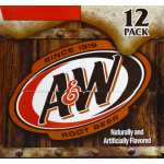 A&W Root Beer, 12 fl oz, 12 ct