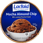 Lactaid 100% Lactose Free Mocha Almond Chip Ice Cream, 1 quart