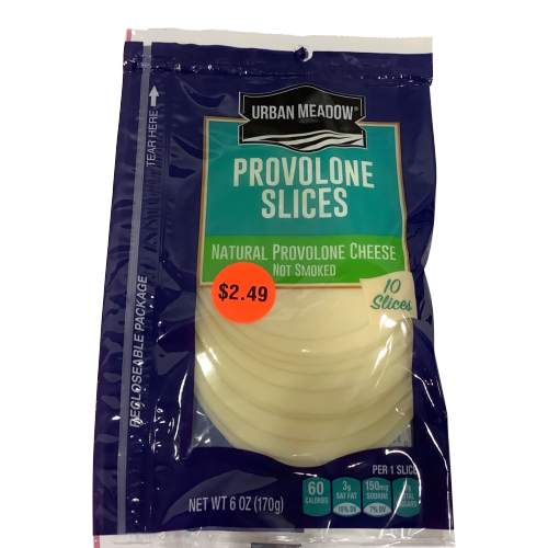 Urban Meadow Provolone Slices, 10 ct