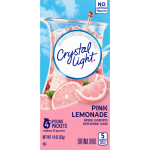 Crystal Light Natural Pink Lemonade Drink Mix, 1.9 oz, 8 ct