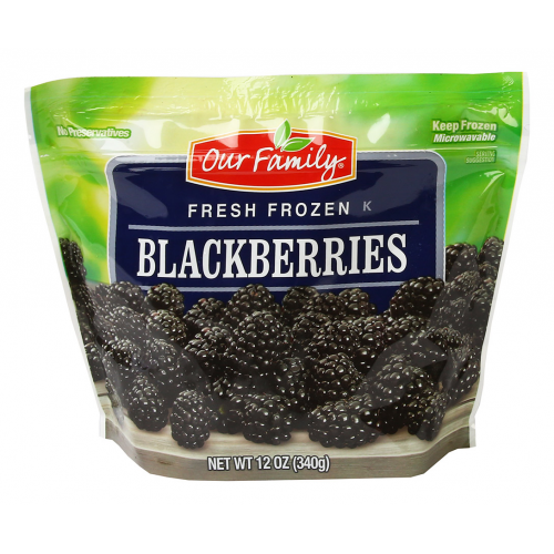 Our Family Fresh Frozen Blackberries, 12 oz