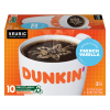 Keurig Hot Dunkin' Donuts K-Cup Packs Coffee French Vanilla, 10 ct