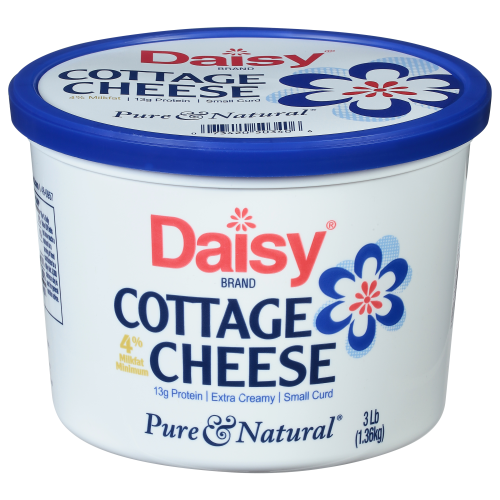 Daisy Small Curd 4% Milkfat Minimum Cottage Cheese, 3 lb