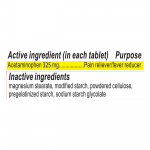 Tylenol Regular Strength 325 mg Tablets Acetaminophen, 100 tablets